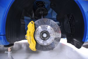 Brake callipers ready for shot peening