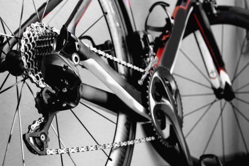 Bicycle frame powder coating